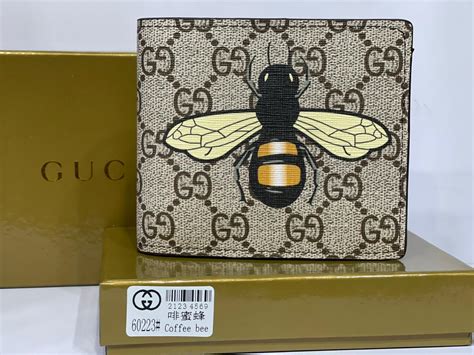 gucci wallet bee womens|Gucci bee wallet for sale.